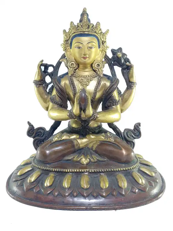 Statue bouddhiste d’Avalokiteshvara