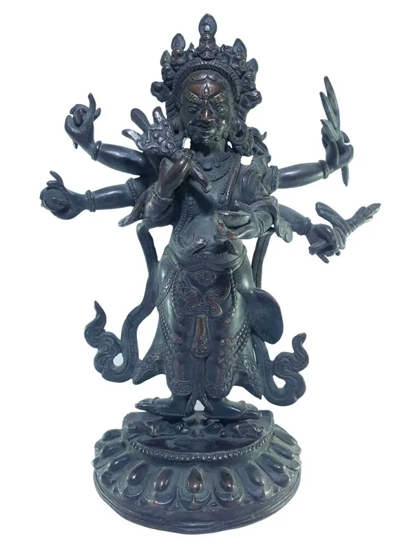 Statue de Mahakala faite à la main