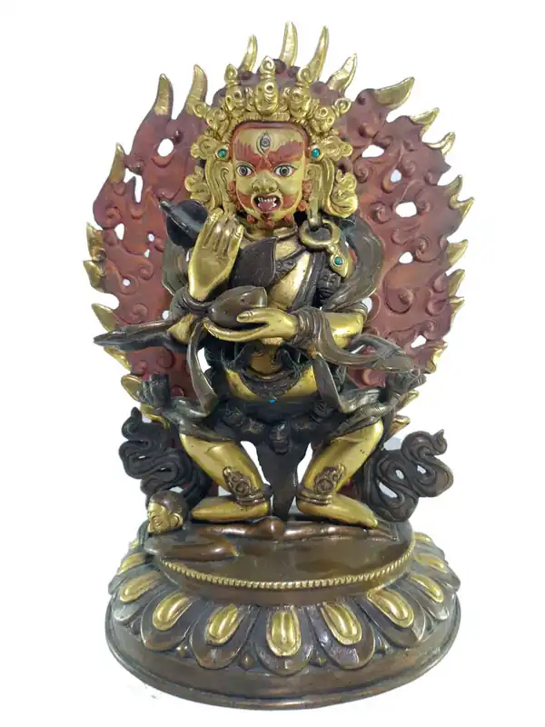 Statue rituelle de Mahakala