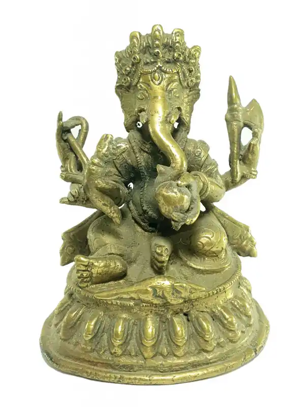 Statue en cuivre de Ganesh