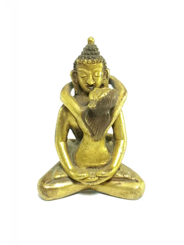 Statue tibétaine de Samantabhadra