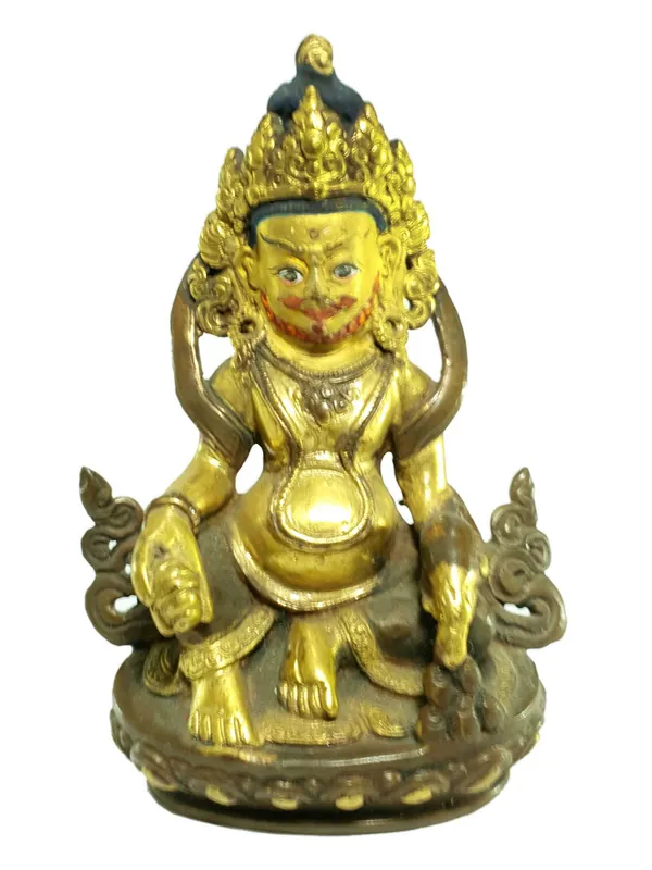 Statue traditionnelle de Jambhala – Cuivre