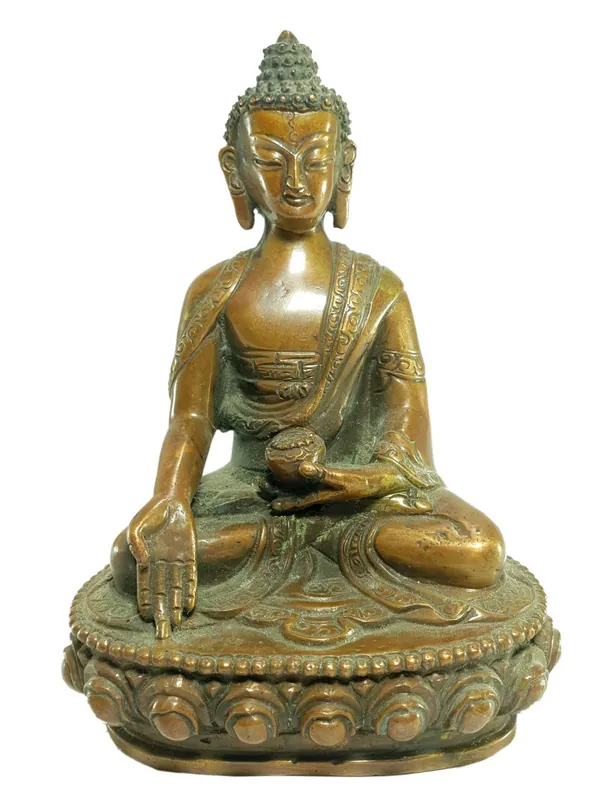 Statue rituelle de Ratnasambhava Bouddha