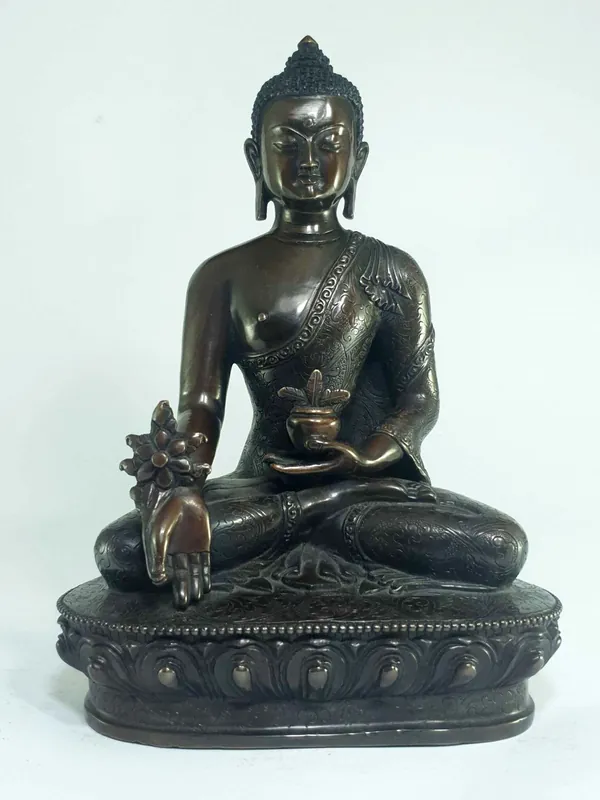Statue rituelle du Bouddha de Médecine