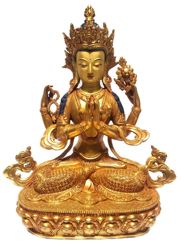 Statue d’Avalokiteshvara de 35 cm