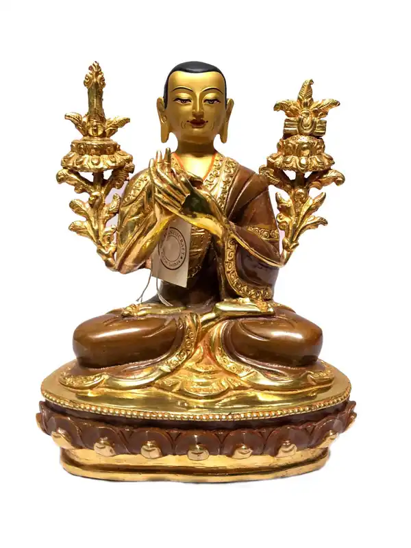 Statue bouddhiste de Tsongkhapa