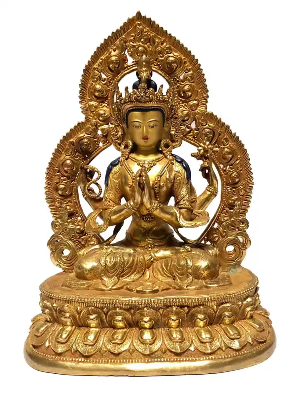 Statue rituelle d’Avalokiteshvara