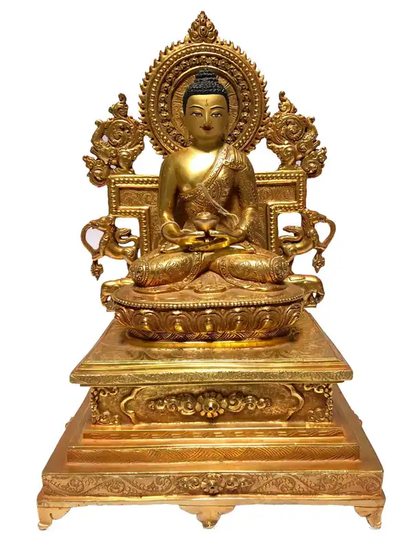 Statue de Bouddha Amitabha de 25 cm
