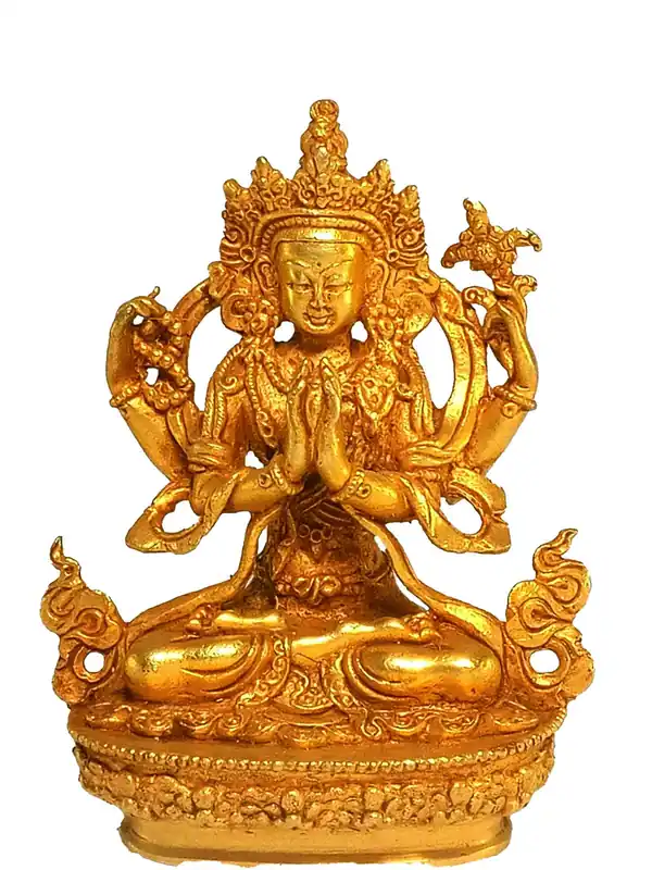 Statue artisanale d’Avalokiteshvara