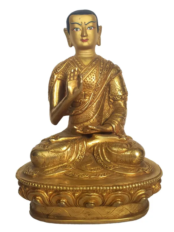Statue artisanale de Tsongkhapa
