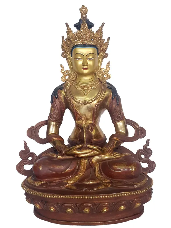 Statue d’Aparimita – Cuivre et Or