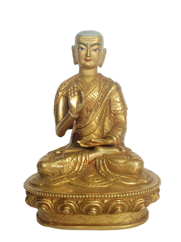 Statue rituelle de Tsongkhapa
