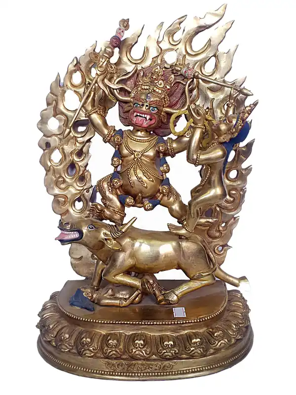 Statue tibétaine de Yamantaka