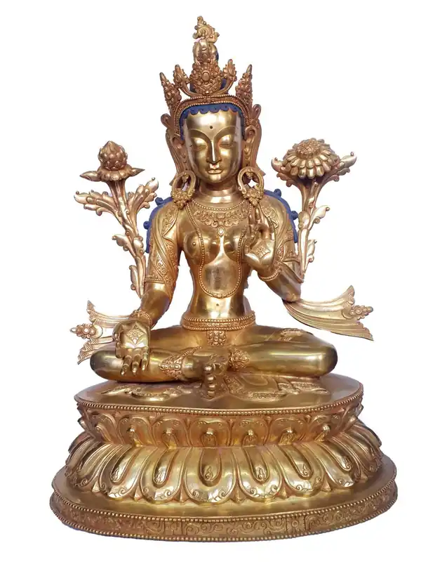 Statue de la traditionnelle Tara Verte