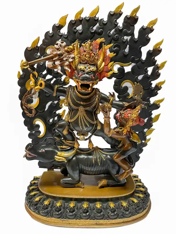 Statue bouddhiste de Yamantaka