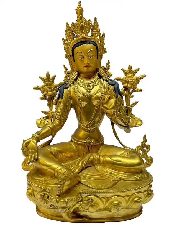 Statue de la Tara Verte tibétaine