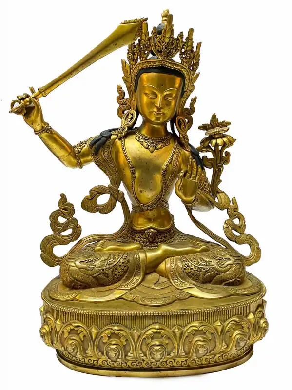 Statue de Manjushri Népalais