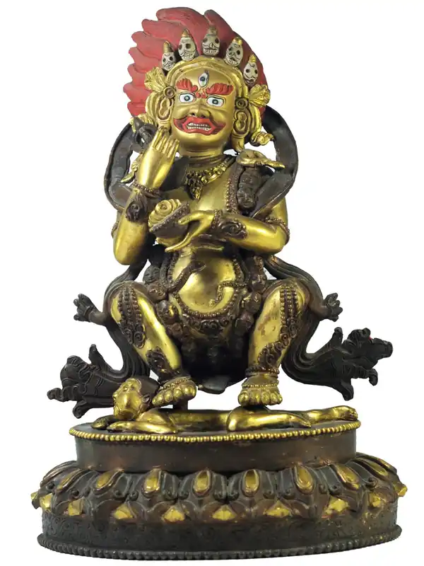 Statue de Mahakala tibétain