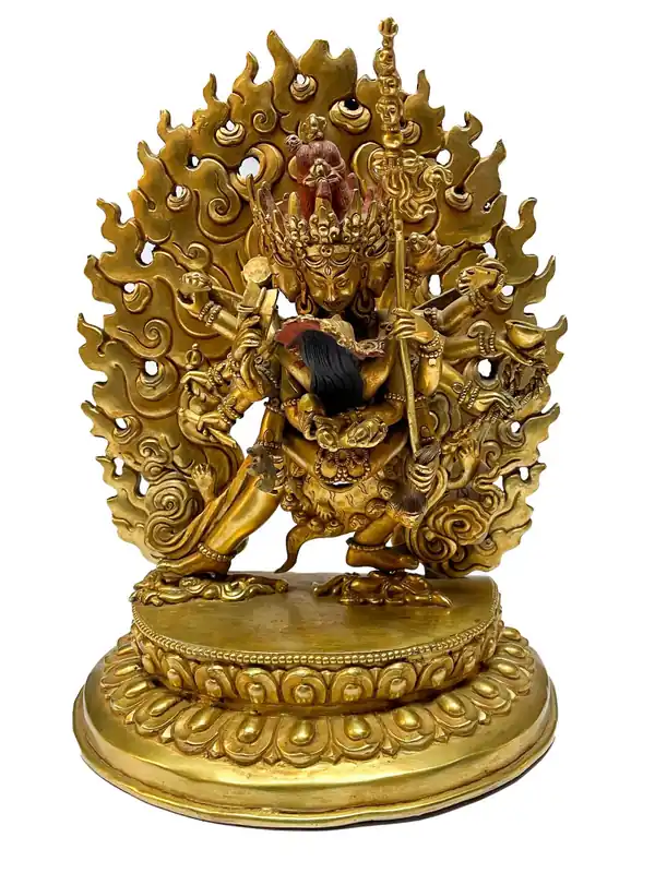 Statue traditionnelle de Chakrasamvara
