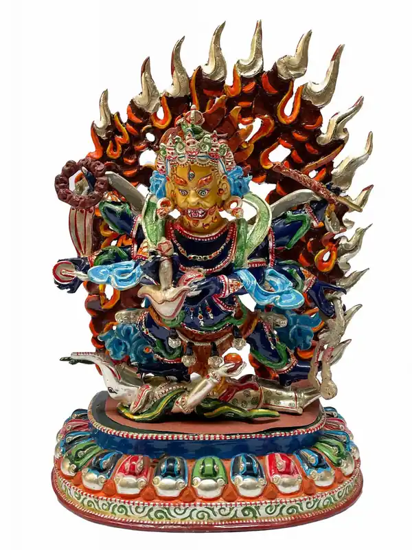 Statue bouddhiste de Mahakala