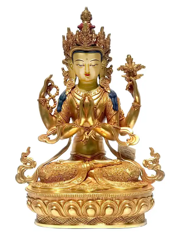 Statue traditionnelle d’Avalokiteshvara