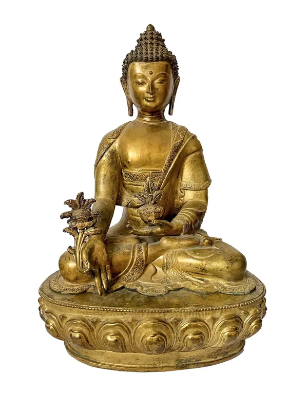 Statue du Bouddha de Médecine de 45 cm