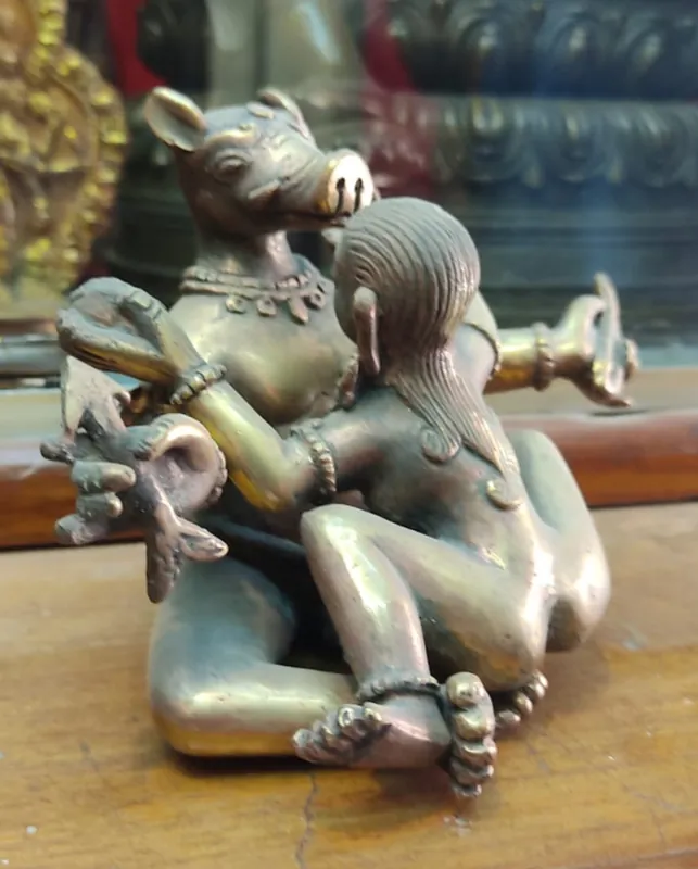 Statue traditionnelle de Yamantaka