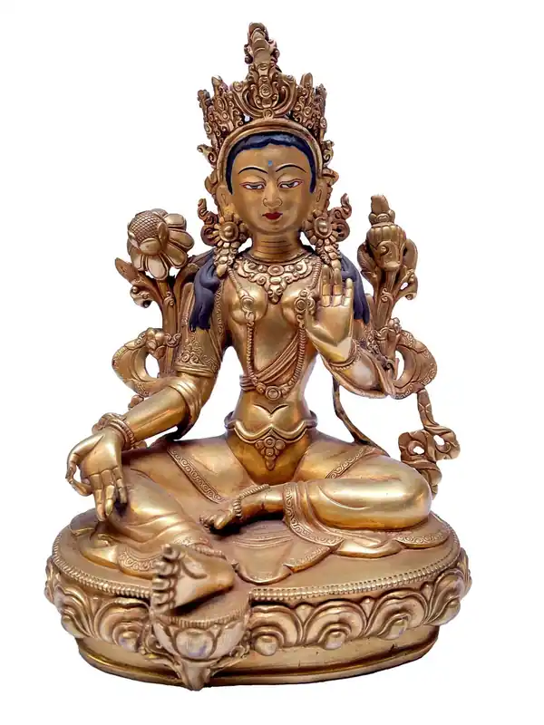 Statue de Tara Verte de 21 cm