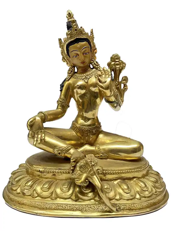 Statue de Green Tara – Style Newar