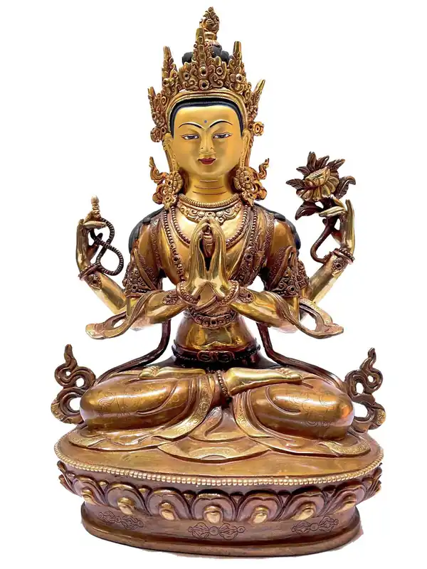 Statue bouddhiste d’Avalokiteshvara