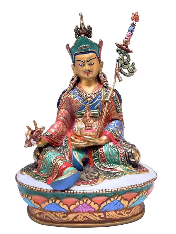 Statue de Padmasambhava faite à la main
