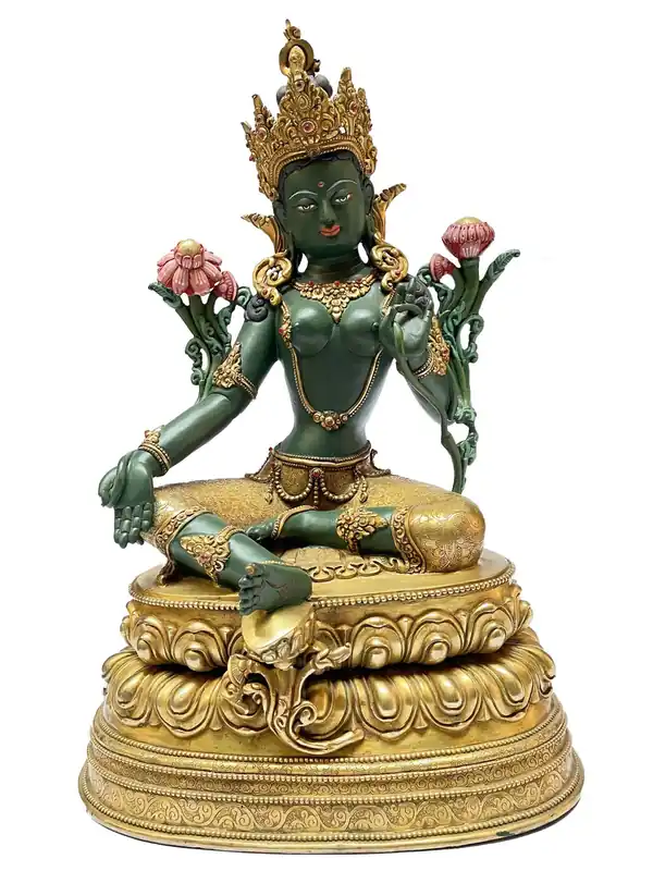 Statue de 35 cm de Tara Verte