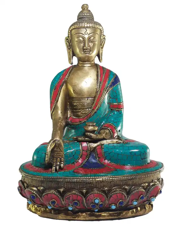 Statue bouddhiste de Ratnasambhava Bouddha