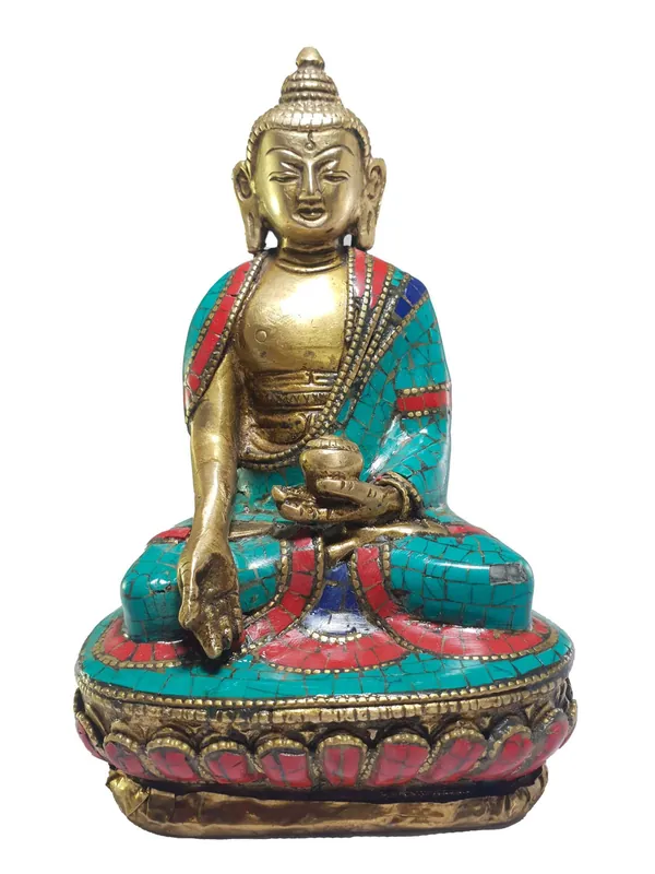 Statue traditionnelle du Bouddha Ratnasambhava