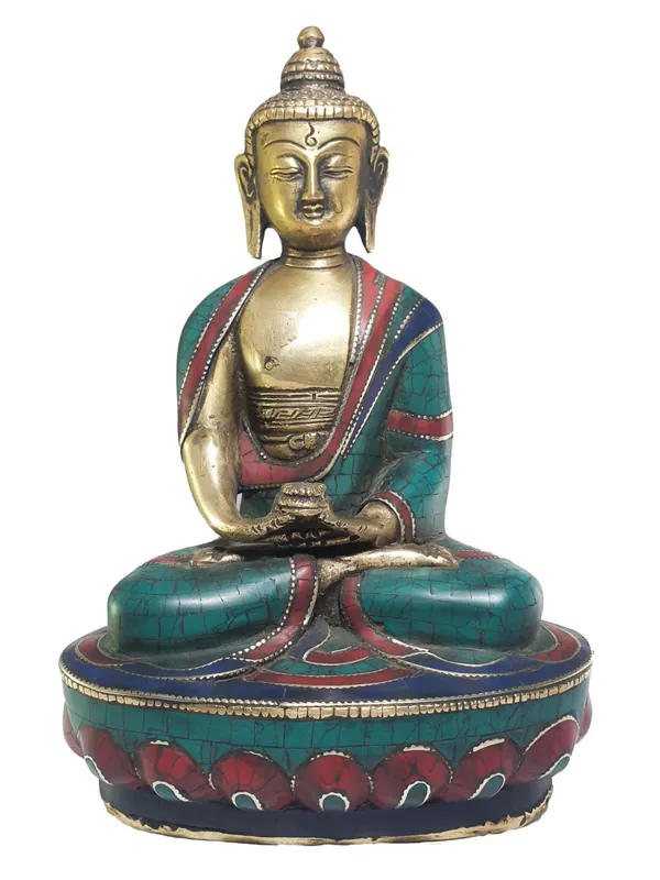 Statue du Bouddha Amitabha de 20 cm