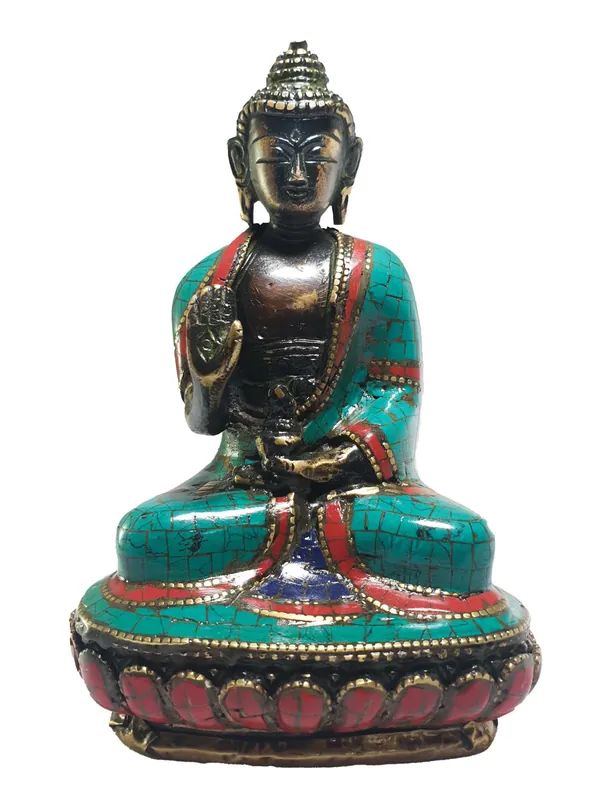 Statue bouddhiste d’Amoghasiddhi Bouddha