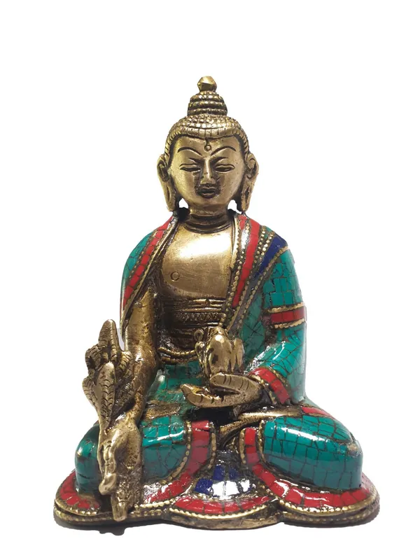 Bouddha de médecine de 12 cm