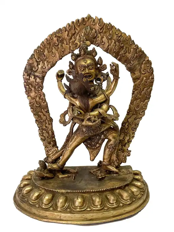 Statue rituelle de Chakrasamvara