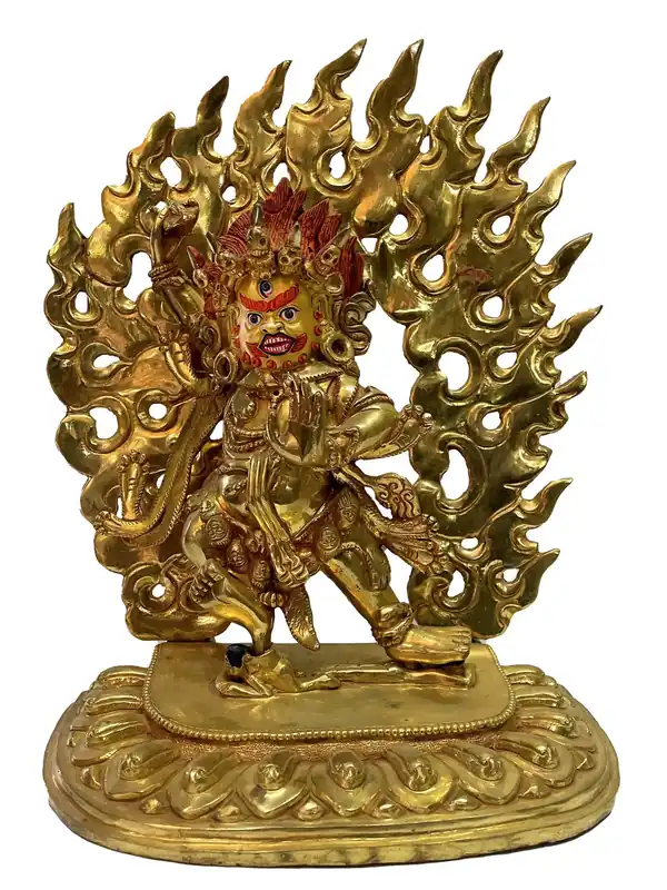 Statue de Vajrapani faite à la main