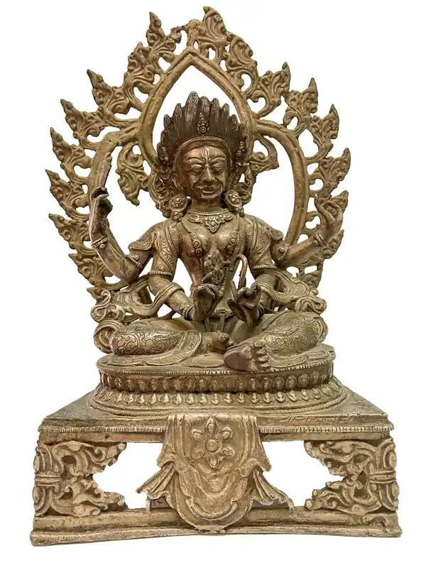 Statue artisanale de la Tara Verte en colère