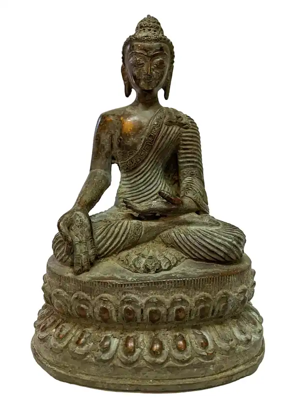 Statue faite à la main de Bouddha Ratnasambhava