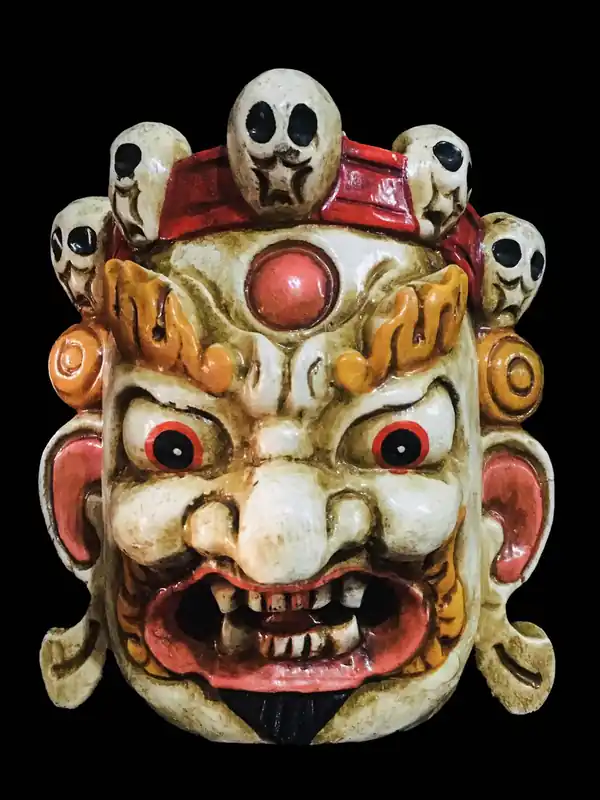 Miniature Masque de Mahakala
