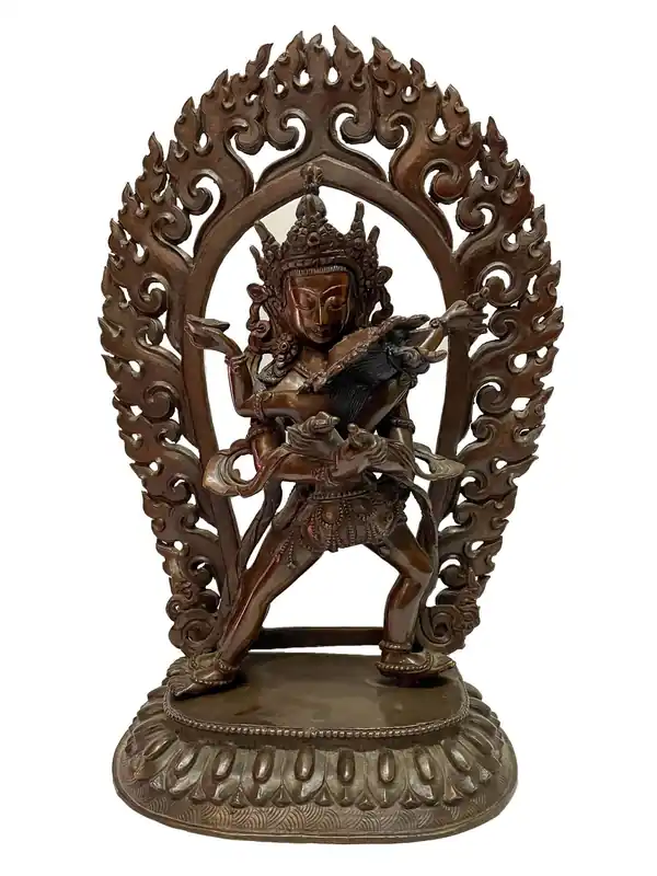 Statue bouddhiste de Chakrasamvara