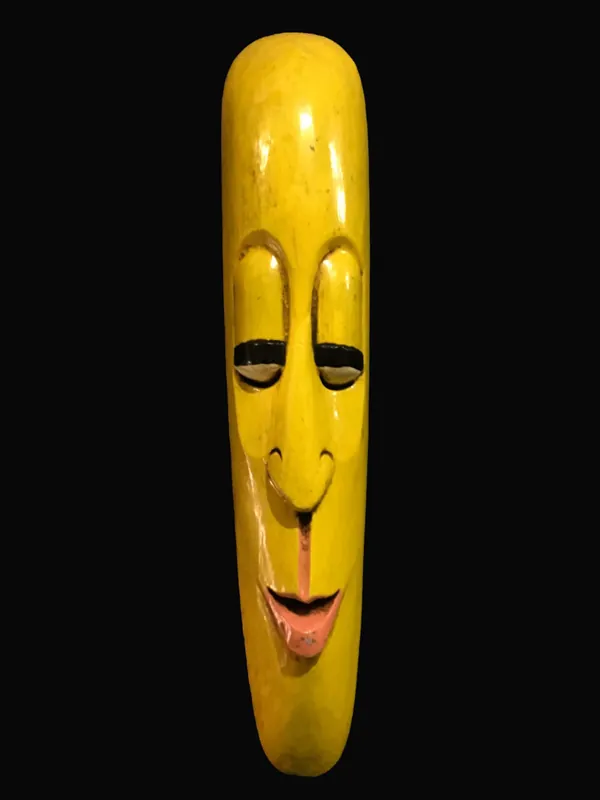 Masque facial jaune somalien
