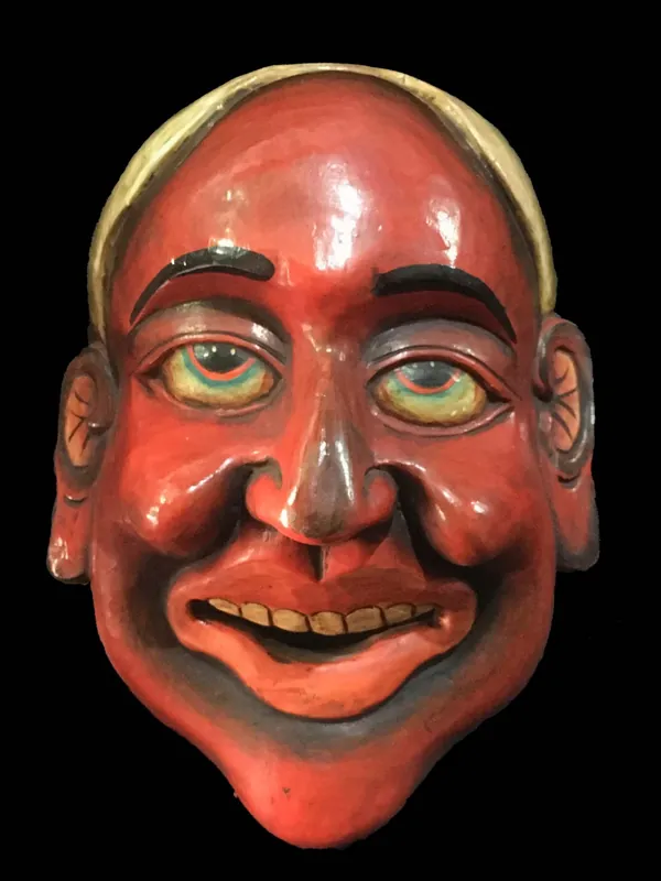 Masque en bois de Joker