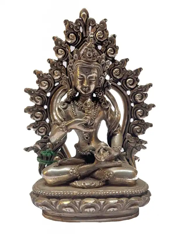 Statue de Vajrasattva – Argent Sterling
