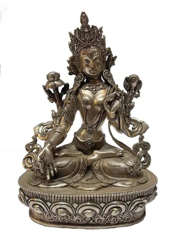 Statue de Tara Blanche – Argent Sterling