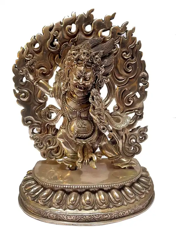 Statue de Vajrapani – Argent Sterling
