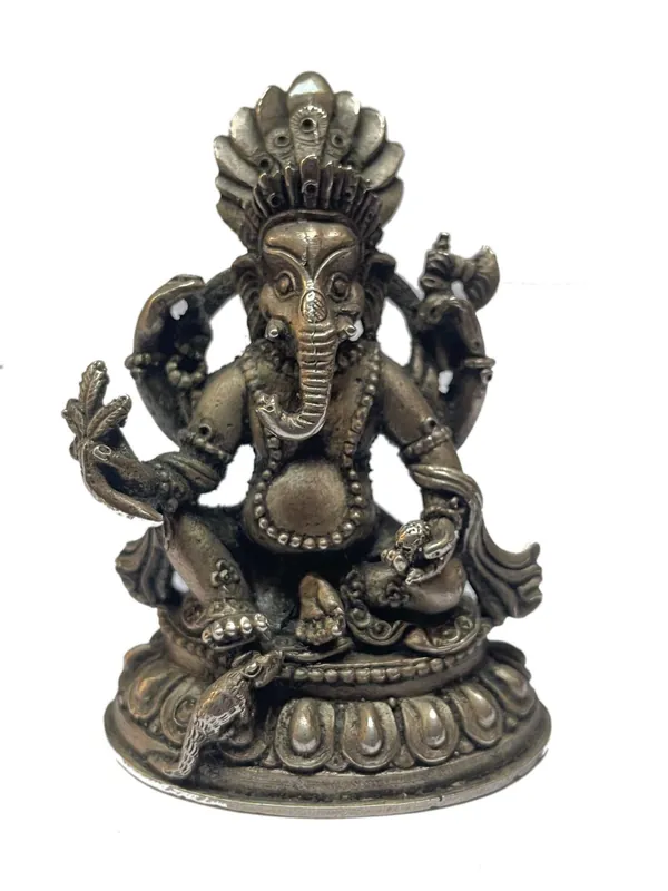 Statue de Ganesh – Argent Sterling
