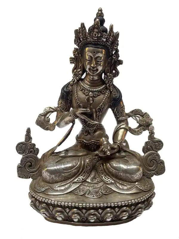 Statue en argent sterling de Vajrasattva